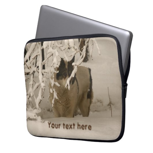 Hunde im Winter Laptopschutzhülle