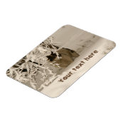 Hunde im Winter Magnet (Linke Seite)