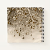 Hunde im Winter Notizblock (Rückseite)