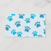 Hunde in der Badewanne Visitenkarte (Rückseite)