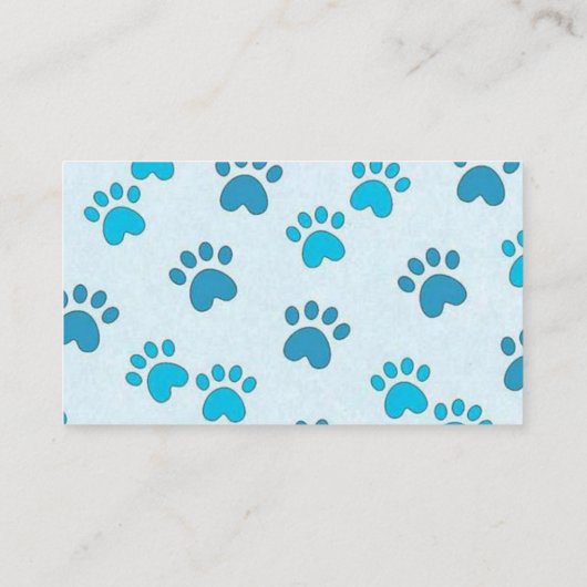 Hunde in der Badewanne Visitenkarte (Rückseite)