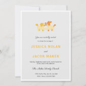 Hunde in der Liebe Einladung zur Hochzeit (Vorderseite)