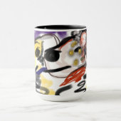 Hunde in der Nacht Tasse (Zentrum)