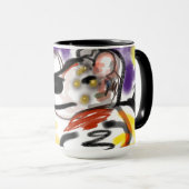 Hunde in der Nacht Tasse (VorderseiteRechts)