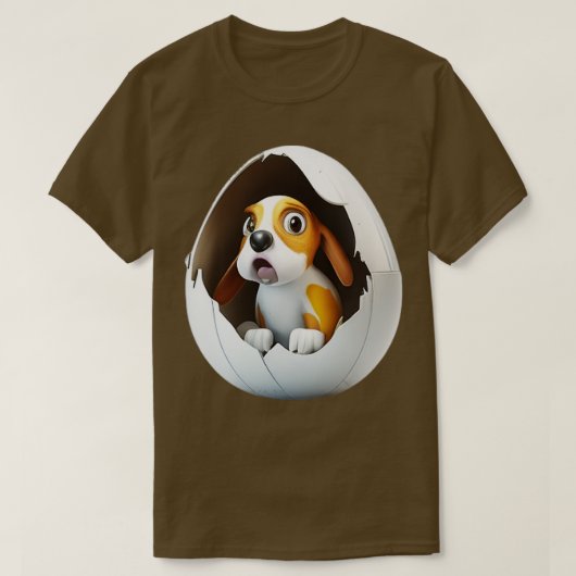 Hunde in der Prämie für Eier T-Shirt (Design vorne)