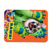 Hunde in Dinosaur-Kostüm Magnet (Horizontal)