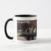 Hunde in einem Boot von Winslow Homer Tasse (Links)