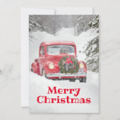 Hunde in einem Lastwagen Einladung (Vorderseite)