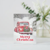 Hunde in einem LKW Einladungspostkarte (Stehend Vorderseite)