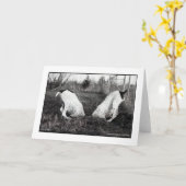 Hunde in einem Loch Karte (Gelbe Blume)