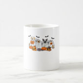 Hunde in Ghost Costumes Halloween Classic T - Shir Kaffeetasse (Mittel)