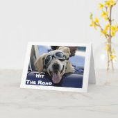 HUNDE IN GOGGLES SAGT "GENIESSEN SIE IHRE RETIREME KARTE (Gelbe Blume)
