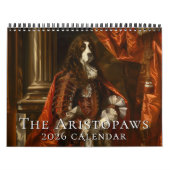 Hunde in historischen Kostümen 2026 Mauerkalender Kalender (Titelbild)