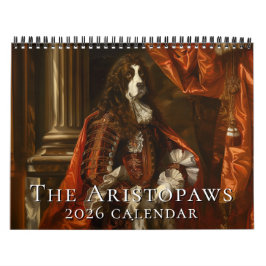 Hunde in historischen Kostümen 2026 Mauerkalender Kalender
