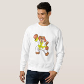 Hunde in Karate Martial Arts Sweatshirt (Vorne ganz)