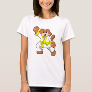 Hunde in Karate Martial Arts T-Shirt