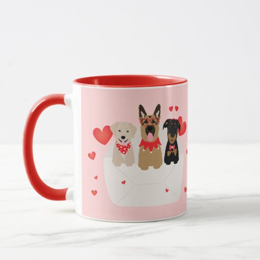 Hunde in Liebe Tasse (Links)