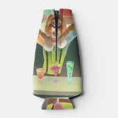 Hunde in Retro-Bar Flaschenkühler (Rückseite)