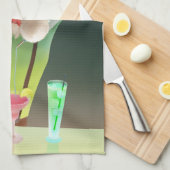 Hunde in Retro-Bar Geschirrtuch (Viertel Falte)