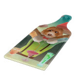 Hunde in Retro-Bar Schneidebrett (Ecke)