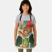 Hunde in Retro-Bar Schürze (Insitu)