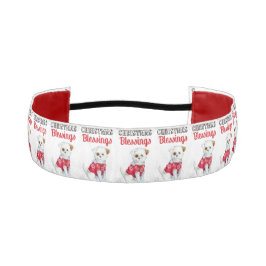 Hunde in Sweater-Non-Slip-Headbands