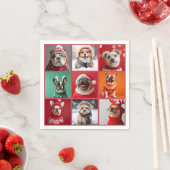 Hunde in Sweaters Napkins Serviette (Beispiel)