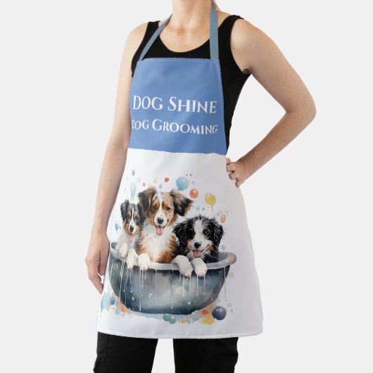 Hunde in Tub Haustierdienste wachsen Schürze (InSitu)
