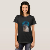 Hunde in Wigs Rock T-Shirt (Vorne ganz)