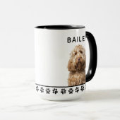 Hunde Individuelle Name und Foto Tasse (VorderseiteRechts)