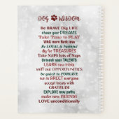 Hunde-Inspirationsangebot - Dog Trainer - Hundewei Planer (Rückseite)