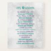 Hunde-Inspirationsangebot - Dog Trainer - Hundewei Planer (Rückseite)