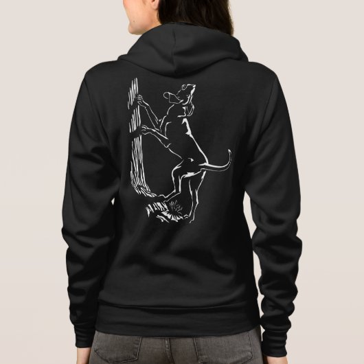 Hunde Jacket Frauen Jagd Hund Sportjacken Hoodie (Rückseite)