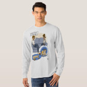 Hunde jagen Dream Men's Asche T-Shirt (Vorne ganz)