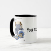 Hunde jagen Dream Tasse (Vorderseite Links)
