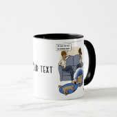 Hunde jagen Dream Tasse (VorderseiteRechts)