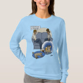Hunde jagen Traum Frauen hellblau T-Shirt (Vorderseite)