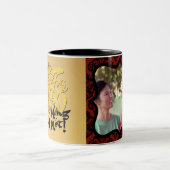 Hunde Jahr 2018 Foto Rahmen Gruß in Vietnamesisch  Zweifarbige Tasse (Mittel)