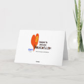 Hunde Jahre Funny Birthday Card Karte (Rückseite)