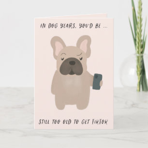 Hunde Jahre Tanzen Hunde Funny Birthday Card Karte