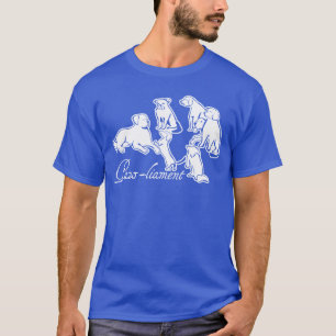 Hunde Joke Dackel White Shepherd lustiges Mädchen T-Shirt