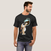 Hunde Kaffee Kaffeekanne T-Shirt (Vorne ganz)