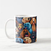 Hunde Kaffee-Tasse Kaffeetasse (Links)