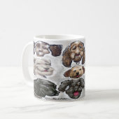 Hunde Kaffeetasse (Vorderseite Links)