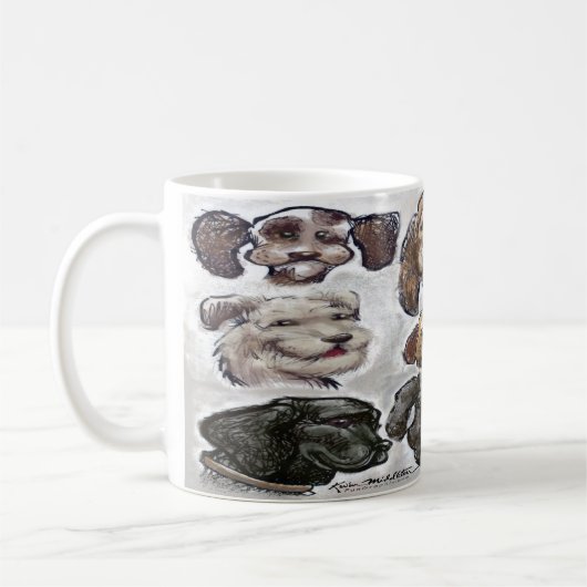 Hunde Kaffeetasse (Links)