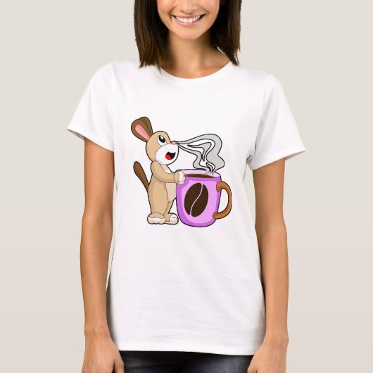 Hunde Kaffeetasse T-Shirt (Vorderseite)