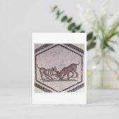 Hunde kämpfen für einen Vogel, römisch, 2.-3. Jahr Postkarte (Stehend Vorderseite)