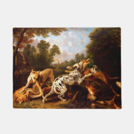 Hunde kämpfen (von Frans Snyders) Fußmatte
