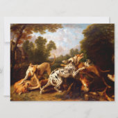 Hunde kämpfen (von Frans Snyders) Karte (Vorderseite)