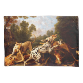 Hunde kämpfen (von Frans Snyders) Kissenbezug